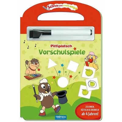 Unser kleines Sandmännchen Schreib und wisch weg Vorschulspiele Pittiplatsch Pappenbuch, Schulbücher von Trötsch Verlag GmbH & Co.KG Unser kleines Sandmännchen Schreib und wisch weg Vorschulspiele Pittiplatsch Pappenbuch, Schulbücher von Trötsch Verlag GmbH & Co.KG