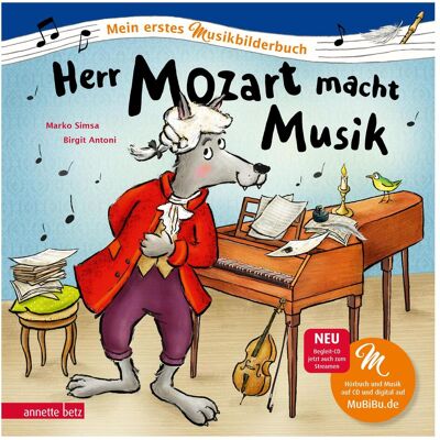 Ueberreuter, Babybücher, Herr Mozart macht Musik (Mein erstes Musikbilderbuch mit CD und zum Streamen) (Deutsch) Ueberreuter, Babybücher, Herr Mozart macht Musik (Mein erstes Musikbilderbuch mit CD und zum Streamen) (Deutsch)