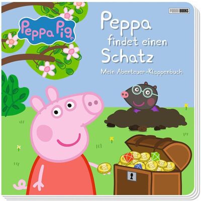Peppa Pig: Peppa findet einen Schatz - Mein Abenteuer-Klappenbuch, Kinderbücher von Panini Peppa Pig: Peppa findet einen Schatz - Mein Abenteuer-Klappenbuch, Kinderbücher von Panini