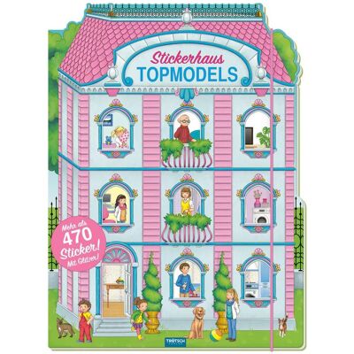 Trötsch, Sticker, Stickerhaus Topmodels 23x31 cm 24 Seiten (370 Sticker) Trötsch, Sticker, Stickerhaus Topmodels 23x31 cm 24 Seiten (370 Sticker)