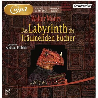 Edel Das Labyrinth der Träumenden Bücher, Hörbücher von Walter Moers, Andreas Fröhlich, Thomas Krüger Edel Das Labyrinth der Träumenden Bücher, Hörbücher von Walter Moers, Andreas Fröhlich, Thomas Krüger