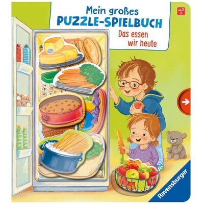 Ravensburger, Babybücher, Mein grosses Puzzle-Spielbuch: Das essen wir heute (Deutsch) Ravensburger, Babybücher, Mein grosses Puzzle-Spielbuch: Das essen wir heute (Deutsch)