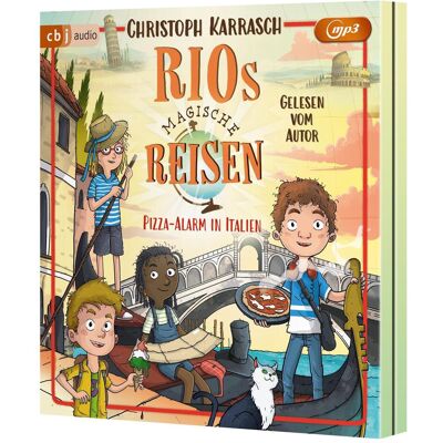 Penguin Random House Rios magische Reisen – Pizza-Alarm in Italien, Hörbücher von Christoph Karrasch, Claudius Carstens Penguin Random House Rios magische Reisen – Pizza-Alarm in Italien, Hörbücher von Christoph Karrasch, Claudius Carstens