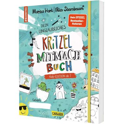 Carlsen #buch4you: Dein unglaubliches Kritzel-Mitmach-Buch, Kinderbücher von Nico Sternbaum, Marisa Hart Carlsen #buch4you: Dein unglaubliches Kritzel-Mitmach-Buch, Kinderbücher von Nico Sternbaum, Marisa Hart