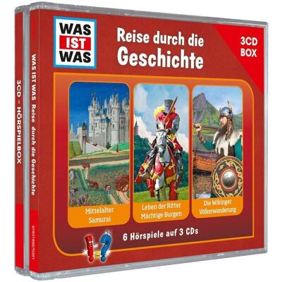 WAS IST WAS 3-CD Hörspielbox. Reise durch die Geschichte, Hörbücher von Tessloff Verlag Ragnar Tessloff GmbH & Co.KG WAS IST WAS 3-CD Hörspielbox. Reise durch die Geschichte, Hörbücher von Tessloff Verlag Ragnar Tessloff GmbH & Co.KG