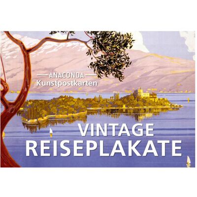 Anaconda Grusskarte + Briefpapier, Postkarten-Set Vintage-Reiseplakate (20 Stk.) Anaconda Grusskarte + Briefpapier, Postkarten-Set Vintage-Reiseplakate (20 Stk.)