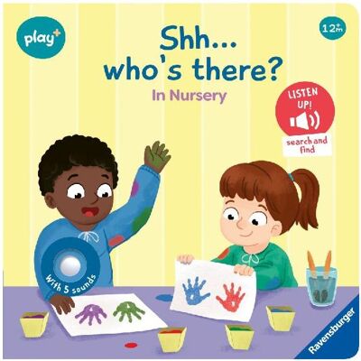 Ravensburger, Babybücher, Play+ Shh... Who's there? In Nursery (sound book) (Deutsch, Englisch) Ravensburger, Babybücher, Play+ Shh... Who's there? In Nursery (sound book) (Deutsch, Englisch)