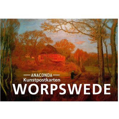 Anaconda Grusskarte + Briefpapier, Postkarten-Set Worpswede (1 Stk.) Anaconda Grusskarte + Briefpapier, Postkarten-Set Worpswede (1 Stk.)