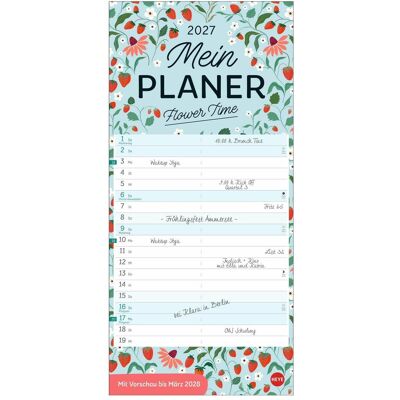 Athesia, Kalender, Deko-Mein Planer Flower Time 2027 Athesia, Kalender, Deko-Mein Planer Flower Time 2027