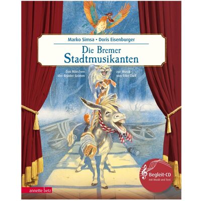Ueberreuter Die Bremer Stadtmusikanten, Kinderbücher von Marko Simsa Ueberreuter Die Bremer Stadtmusikanten, Kinderbücher von Marko Simsa