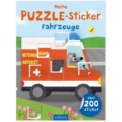 Ars Edition, Sticker, Meine Puzzle-Sticker – Fahrzeuge (200 Sticker) Ars Edition, Sticker, Meine Puzzle-Sticker – Fahrzeuge (200 Sticker)