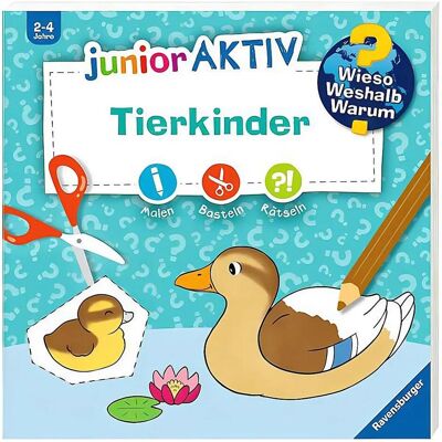Ravensburger Kinder-Sachbuch WWW junior AKTIV: Tierkinder, Kinderbücher von Elke Broska Ravensburger Kinder-Sachbuch WWW junior AKTIV: Tierkinder, Kinderbücher von Elke Broska