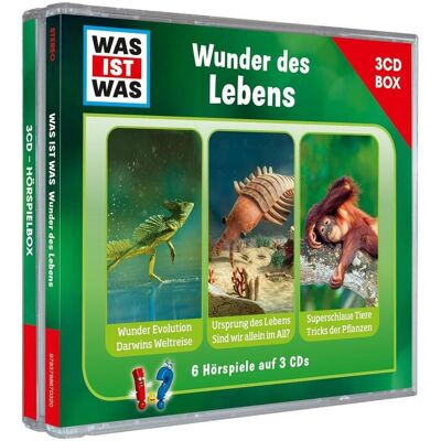 Karussell Was ist Was (3 CD-Box) - Wunder des Lebens, Hörbücher von Tessloff Karussell Was ist Was (3 CD-Box) - Wunder des Lebens, Hörbücher von Tessloff