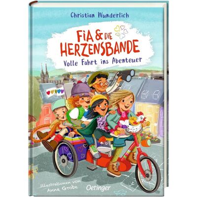 Oetinger Fia & die Herzensbande 2. Volle Fahrt ins Abenteuer, Kinderbücher von Christian Wunderlich Oetinger Fia & die Herzensbande 2. Volle Fahrt ins Abenteuer, Kinderbücher von Christian Wunderlich