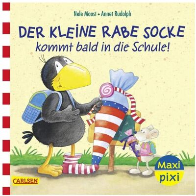 Carlsen Maxi Pixi 497: Der kleine Rabe Socke kommt bald in die S..., Hörbücher von Nele Moost Carlsen Maxi Pixi 497: Der kleine Rabe Socke kommt bald in die S..., Hörbücher von Nele Moost
