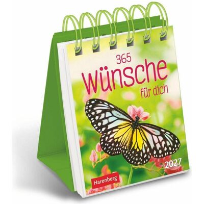 Harenberg, Kalender, 365 Wünsche für dich Mini-Geschenkkalender 2027 Harenberg, Kalender, 365 Wünsche für dich Mini-Geschenkkalender 2027