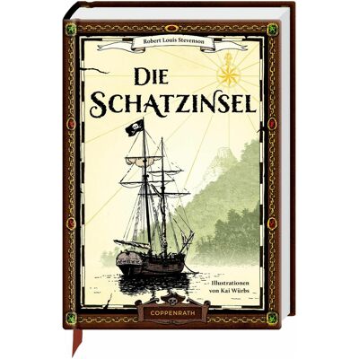 Coppenrath Die Schatzinsel, Belletristik von Robert Louis Stevenson, Kai Würbs Coppenrath Die Schatzinsel, Belletristik von Robert Louis Stevenson, Kai Würbs