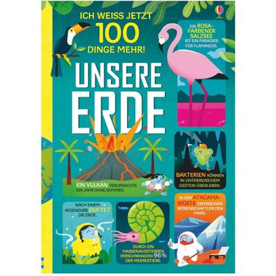 Usborne Publishing Ich weiss jetzt 100 Dinge mehr! Unsere Erde, Kinderbücher von Alice James, Darran Stobbart Usborne Publishing Ich weiss jetzt 100 Dinge mehr! Unsere Erde, Kinderbücher von Alice James, Darran Stobbart