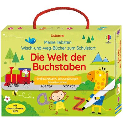 Usborne Publishing Meine liebsten Wisch-und-weg-Bücher zum Schulstart: Die Welt der Buchstaben, Kinderbücher Usborne Publishing Meine liebsten Wisch-und-weg-Bücher zum Schulstart: Die Welt der Buchstaben, Kinderbücher