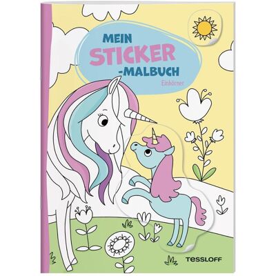 Tessloff Mein Sticker-Malbuch. Einhörner Tessloff Mein Sticker-Malbuch. Einhörner