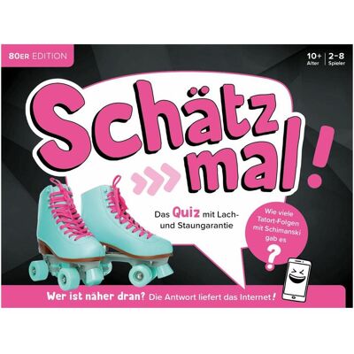 SMV Schätz mal! 80er Edition (Deutsch, 2 - 8 Spieler) SMV Schätz mal! 80er Edition (Deutsch, 2 - 8 Spieler)