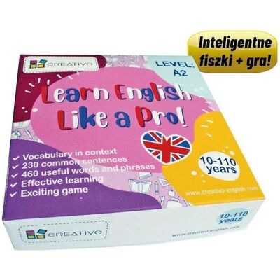 Creative Lerne Englisch wie ein Profi mit Karteikarten + A2-Spiel (Englisch) Creative Lerne Englisch wie ein Profi mit Karteikarten + A2-Spiel (Englisch)