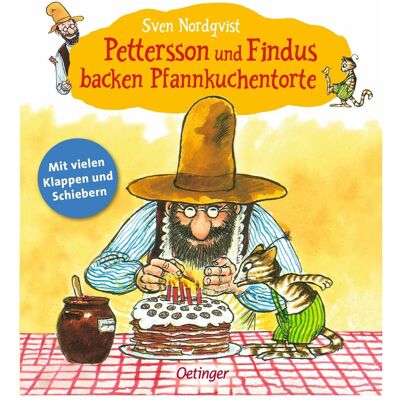 Oetinger Pettersson und Findus backen Pfannkuchentorte, Kinderbücher von Sven Nordqvist Oetinger Pettersson und Findus backen Pfannkuchentorte, Kinderbücher von Sven Nordqvist