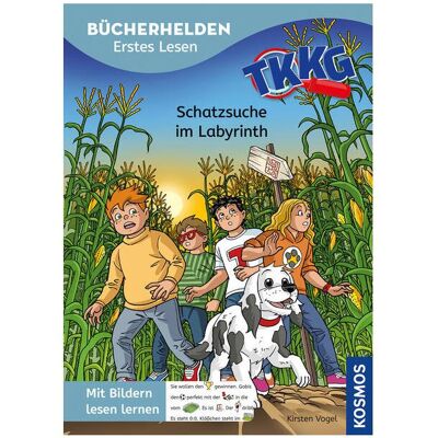 Kosmos TKKG Junior, Bücherhelden, Erstes Lesen, Schatzsuche im Labyrinth, Kinderbücher von Kirsten Vogel Kosmos TKKG Junior, Bücherhelden, Erstes Lesen, Schatzsuche im Labyrinth, Kinderbücher von Kirsten Vogel