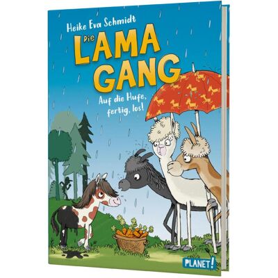 Planet Die Lama-Gang. Mit Herz & Spucke 4: Auf die Hufe, fertig los!, Kinderbücher von Nikolai Renger, Heike Eva Schmidt Planet Die Lama-Gang. Mit Herz & Spucke 4: Auf die Hufe, fertig los!, Kinderbücher von Nikolai Renger, Heike Eva Schmidt