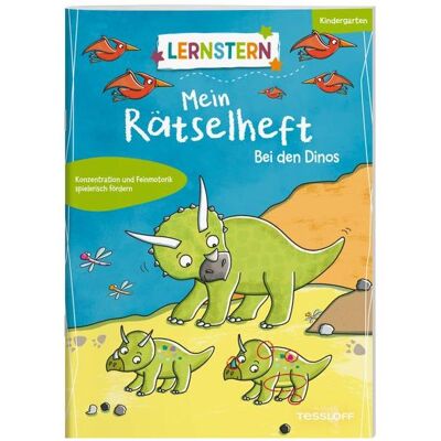 Tessloff LERNSTERN. Mein Rätselheft Kindergarten. Bei den Dinos, Schulbücher von Ilka Röhling Tessloff LERNSTERN. Mein Rätselheft Kindergarten. Bei den Dinos, Schulbücher von Ilka Röhling
