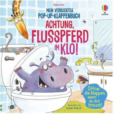 Usborne Publishing, Kinderbücher, Mein verrücktes Pop-up-Klappenbuch Achtung, Flusspferd im (Deutsch, Hardcover, Sam Taplin) Usborne Publishing, Kinderbücher, Mein verrücktes Pop-up-Klappenbuch Achtung, Flusspferd im (Deutsch, Hardcover, Sam Taplin)