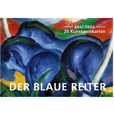Anaconda Grusskarte + Briefpapier, Postkarten-Set Der blaue Reiter (1 Stk.) Anaconda Grusskarte + Briefpapier, Postkarten-Set Der blaue Reiter (1 Stk.)