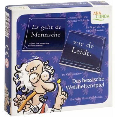 Anaconda Es geht de Mensche wie de Leidt - Das hessische Weisheitenspiel (Deutsch) Anaconda Es geht de Mensche wie de Leidt - Das hessische Weisheitenspiel (Deutsch)