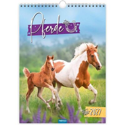 Trötsch, Kalender, - Classickalender Pferde 2027 Trötsch, Kalender, - Classickalender Pferde 2027