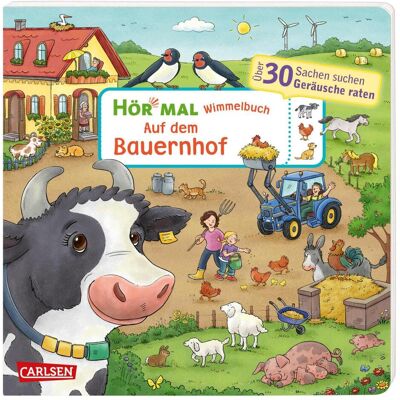 Carlsen Hör mal (Soundbuch): Wimmelbuch: Auf dem Bauernhof, Kinderbücher von Julia Hofmann Carlsen Hör mal (Soundbuch): Wimmelbuch: Auf dem Bauernhof, Kinderbücher von Julia Hofmann