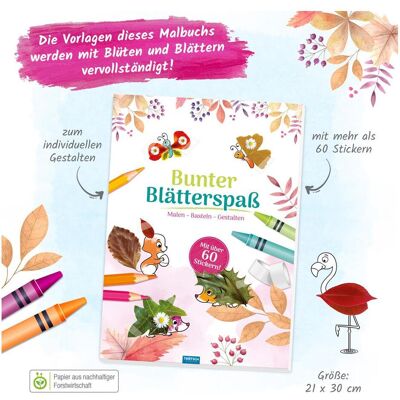 Trötsch Malbuch Bastelbuch Bunter Blätterspass Wald Malen Basteln Gestalten Trötsch Malbuch Bastelbuch Bunter Blätterspass Wald Malen Basteln Gestalten