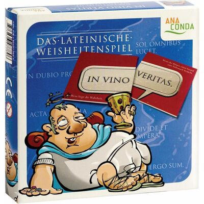 Anaconda In vino veritas Das lateinische Weisheitenspiel (Deutsch, 2 - 6 Spieler) Anaconda In vino veritas Das lateinische Weisheitenspiel (Deutsch, 2 - 6 Spieler)