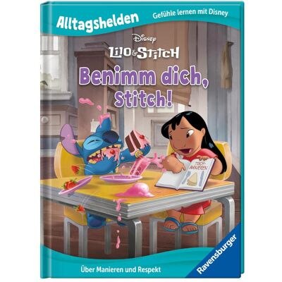 Ravensburger Alltagshelden Gefühle lernen mit Disney: Disney Lilo & Stitch: Benimm dich, Stitch! Über Manieren, Kinderbücher von The Walt Disney Company Ravensburger Alltagshelden Gefühle lernen mit Disney: Disney Lilo & Stitch: Benimm dich, Stitch! Über Manieren, Kinderbücher von The Walt Disney Company