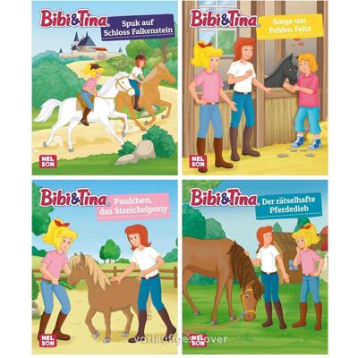Nelson Mini-Bücher: Bibi & Tina 37-40, Kinderbücher Nelson Mini-Bücher: Bibi & Tina 37-40, Kinderbücher
