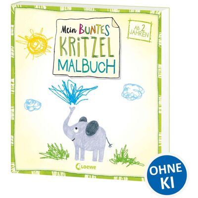 Loewe Verlag Mein buntes Kritzel-Malbuch (Elefant) Loewe Verlag Mein buntes Kritzel-Malbuch (Elefant)