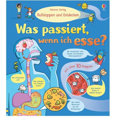 Usborne Publishing, Kinderbücher, Aufklappen und Entdecken: Was passiert, wenn ich esse? (Deutsch, Hardcover, Emily Bone) Usborne Publishing, Kinderbücher, Aufklappen und Entdecken: Was passiert, wenn ich esse? (Deutsch, Hardcover, Emily Bone)