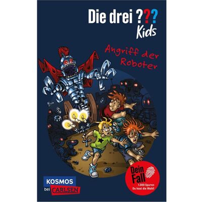 Carlsen Die drei DREI FRAGEZEICHEN kids - Angriff der Roboter, Hörbücher von Boris Pfeiffer Carlsen Die drei DREI FRAGEZEICHEN kids - Angriff der Roboter, Hörbücher von Boris Pfeiffer
