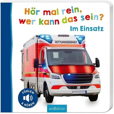 Ars Edition, Babybücher, Hör mal rein, wer kann das sein? - Im Einsatz (Deutsch) Ars Edition, Babybücher, Hör mal rein, wer kann das sein? - Im Einsatz (Deutsch)