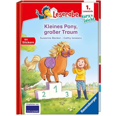 Ravensburger Leserabe - 1. Lesestufe Kurz und leicht: Kleines Pony, grosser Traum, Schulbücher von Susanne Becker, Cathy Ionescu Ravensburger Leserabe - 1. Lesestufe Kurz und leicht: Kleines Pony, grosser Traum, Schulbücher von Susanne Becker, Cathy Ionescu