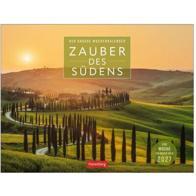 Harenberg, Kalender, Zauber des Südens Grosser Wochenkalender 2027 - Jede Woche ein neues Bild Harenberg, Kalender, Zauber des Südens Grosser Wochenkalender 2027 - Jede Woche ein neues Bild