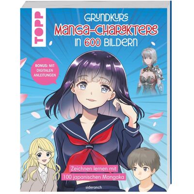 Frech Grundkurs Manga-Charaktere in 600 Bildern, Schulbücher von Sideranch Frech Grundkurs Manga-Charaktere in 600 Bildern, Schulbücher von Sideranch