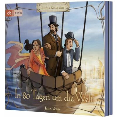 Edel In 80 Tagen um die Welt, Hörbücher von Jules Verne Edel In 80 Tagen um die Welt, Hörbücher von Jules Verne