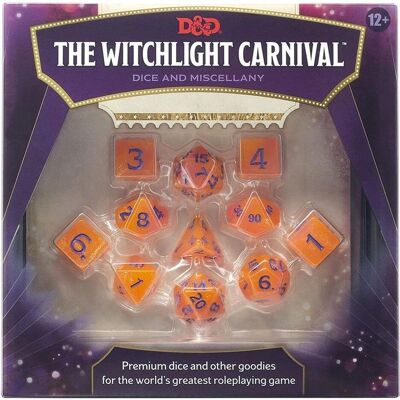 Wizards of the Coast WTCC92820000 - Dungeons & Dragons: Witchlight Carnival RPG Würfel Set Wizards of the Coast WTCC92820000 - Dungeons & Dragons: Witchlight Carnival RPG Würfel Set