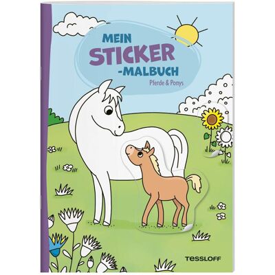 Tessloff, Sticker, Mein Sticker-Malbuch. Pferde & Ponys (35 Sticker) Tessloff, Sticker, Mein Sticker-Malbuch. Pferde & Ponys (35 Sticker)