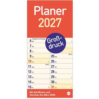 Athesia, Kalender, Grossdruck Planer 2027 Athesia, Kalender, Grossdruck Planer 2027